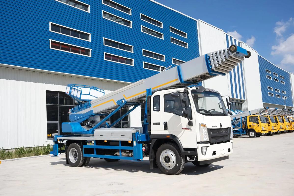 潮安出租云梯车高空作业车 建筑垃圾搬运